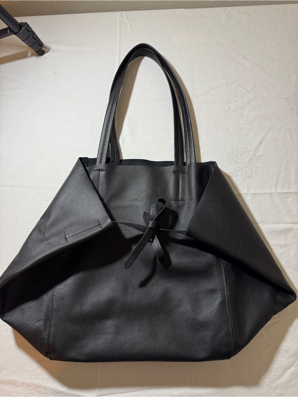 Liberte Black Leather Tote